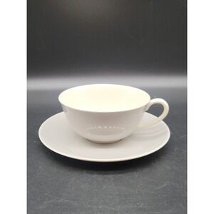Pickard China Gray Beige Tea Cup And Saucer Set